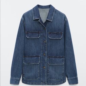 Massimo Dutti denim jacket with pockets